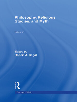 cover image of Philosophy, Religious Studies, and Myth